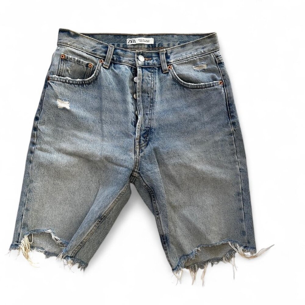 Zara Mens Jean Shorts
